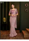 Pink Mohmanthan Carmella Exclusive Designer Collection With Heavy Cord and Sequins Embroidery Work and Hndwork Butta Design Lycrasaree 5812